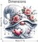Paint by Numbers for Adults,Gnome Flowers Paint by Number on Canvas Without Frame,Paint by Numbers Kits for Home Wall Decor 16X16 Inch(40X40cm)